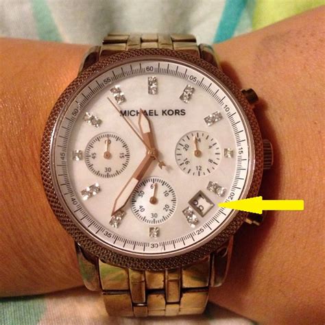 michael kors fake vs real watch|genuine michael kors watch.